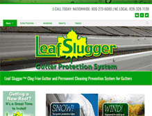 Tablet Screenshot of leafslugger.com